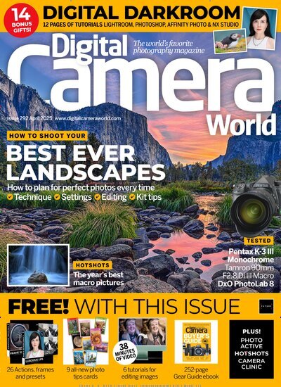 Titelbild der Ausgabe 4/2025 von Digital Camera World. Diese Zeitschrift und viele weitere Audiomagazine, Filmmagazine und Fotozeitschriften als Abo oder epaper bei United Kiosk online kaufen.