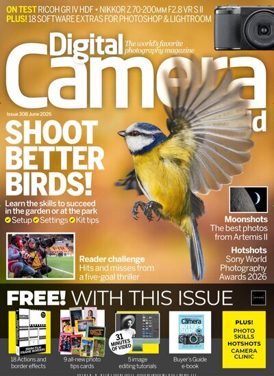 Titelbild der Ausgabe 308/2026 von Digital Camera World. Diese Zeitschrift und viele weitere Audiomagazine, Filmmagazine und Fotozeitschriften als Abo oder epaper bei United Kiosk online kaufen.