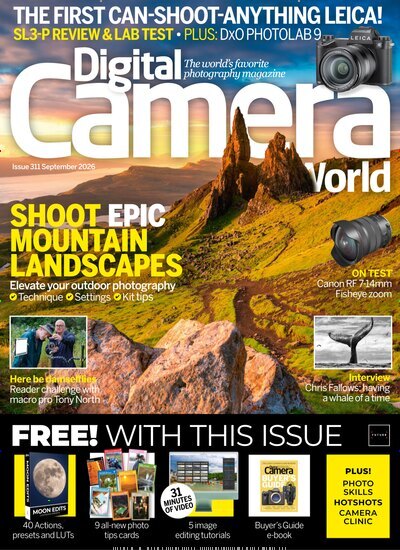 Titelbild der Ausgabe 311/2026 von Digital Camera World. Diese Zeitschrift und viele weitere Audiomagazine, Filmmagazine und Fotozeitschriften als Abo oder epaper bei United Kiosk online kaufen.