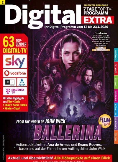 Titelbild der Ausgabe 2/2026 von Digital EXTRA. Diese Zeitschrift und viele weitere Programmzeitschriften als Abo oder epaper bei United Kiosk online kaufen.