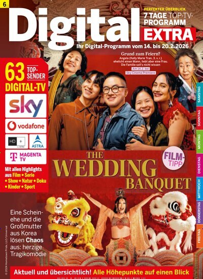 Titelbild der Ausgabe 6/2026 von Digital EXTRA. Diese Zeitschrift und viele weitere Programmzeitschriften als Abo oder epaper bei United Kiosk online kaufen.