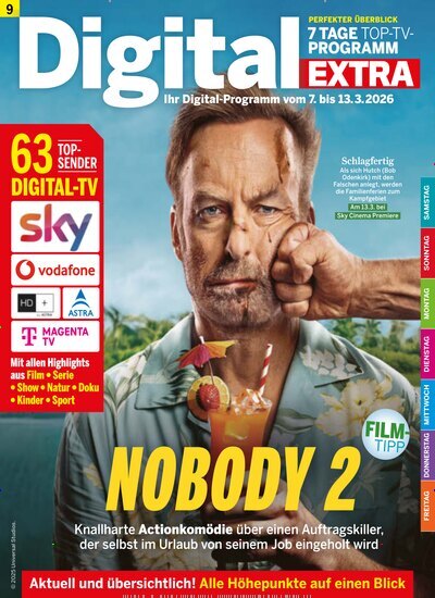 Titelbild der Ausgabe 9/2026 von Digital EXTRA. Diese Zeitschrift und viele weitere Programmzeitschriften als Abo oder epaper bei United Kiosk online kaufen.