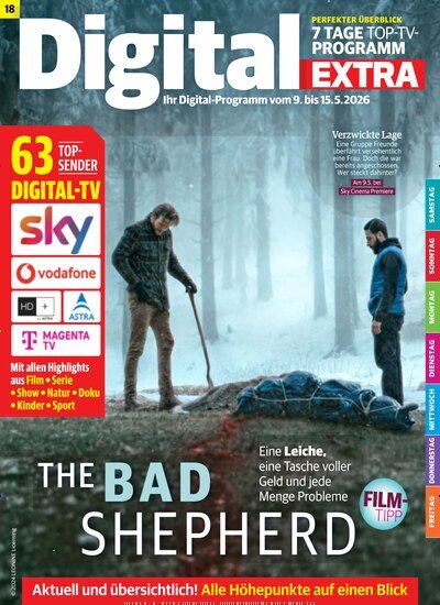 Titelbild der Ausgabe 18/2026 von Digital EXTRA. Diese Zeitschrift und viele weitere Programmzeitschriften als Abo oder epaper bei United Kiosk online kaufen.