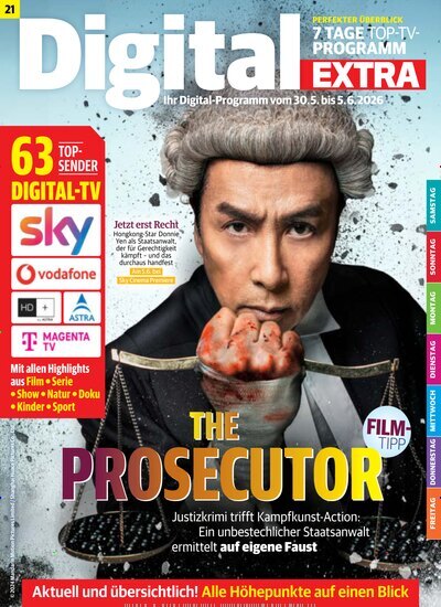 Titelbild der Ausgabe 21/2026 von Digital EXTRA. Diese Zeitschrift und viele weitere Programmzeitschriften als Abo oder epaper bei United Kiosk online kaufen.