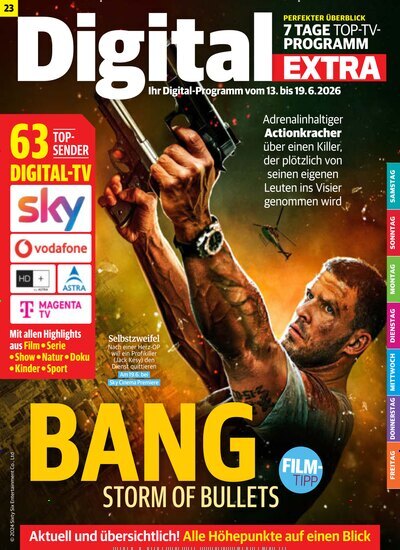Titelbild der Ausgabe 23/2026 von Digital EXTRA. Diese Zeitschrift und viele weitere Programmzeitschriften als Abo oder epaper bei United Kiosk online kaufen.