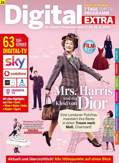 Titelbild der Ausgabe 24/2023 von Digital EXTRA. Diese Zeitschrift und viele weitere Programmzeitschriften als Abo oder epaper bei United Kiosk online kaufen.