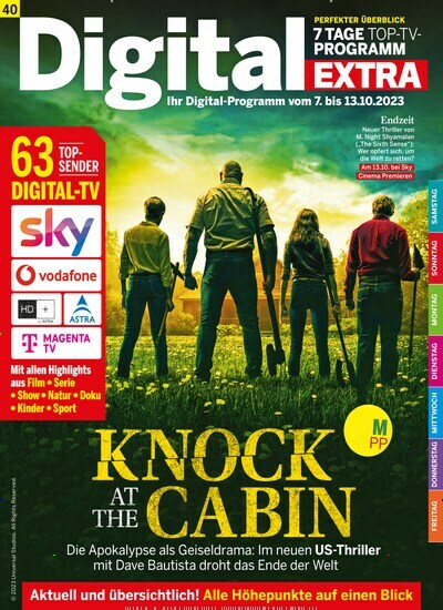 Titelbild der Ausgabe 40/2023 von Digital EXTRA. Diese Zeitschrift und viele weitere Programmzeitschriften als Abo oder epaper bei United Kiosk online kaufen.