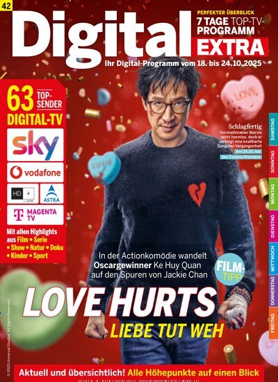 Titelbild der Ausgabe 42/2025 von Digital EXTRA. Diese Zeitschrift und viele weitere Programmzeitschriften als Abo oder epaper bei United Kiosk online kaufen.