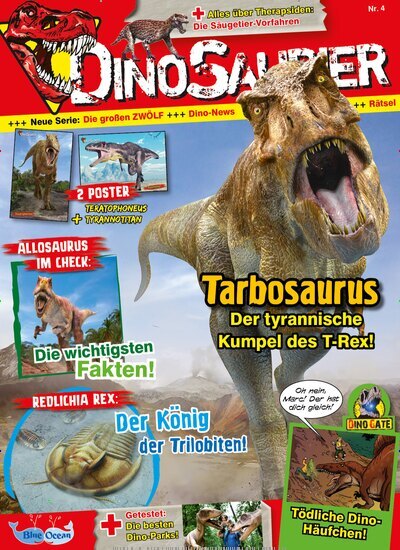 Titelbild der Ausgabe 4/2025 von Dinosaurier. Diese Zeitschrift und viele weitere Jugendzeitschriften und Kinderzeitschriften als Abo oder epaper bei United Kiosk online kaufen.