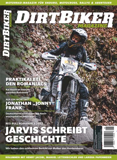 Titelbild der Ausgabe 9/2022 von Dirtbiker Magazine. Diese Zeitschrift und viele weitere Automagazine und Motorradzeitschriften als Abo oder epaper bei United Kiosk online kaufen.