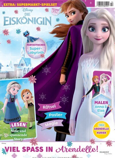 Titelbild der Ausgabe 14/2026 von Disney Die Eiskönigin. Diese Zeitschrift und viele weitere Jugendzeitschriften und Kinderzeitschriften als Abo oder epaper bei United Kiosk online kaufen.