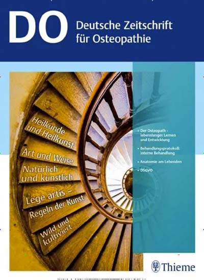 Titelbild der Ausgabe 4/2023 von DO Deutsche Zeitschrift für Osteopathie. Diese Zeitschrift und viele weitere Pflegezeitschriften und medizinische Fachzeitschriften als Abo oder epaper bei United Kiosk online kaufen.