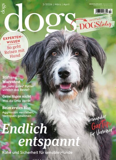 Titelbild der Ausgabe 2/2026 von Dogs. Diese Zeitschrift und viele weitere Elternzeitschriften und Tierzeitschriften als Abo oder epaper bei United Kiosk online kaufen.