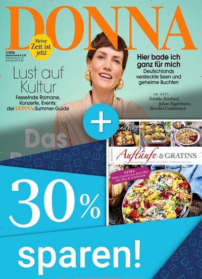 Titelbild der Ausgabe 7/2026 von Donna Zeitschriften Bundle. Diese Zeitschrift und viele weitere Frauenzeitschriften als Abo oder epaper bei United Kiosk online kaufen.