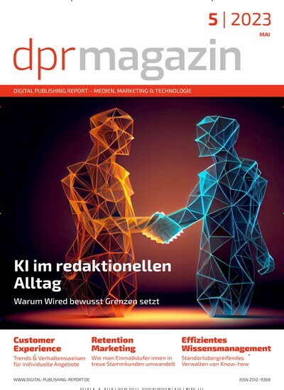 Titelbild der Ausgabe 5/2023 von dpr Magazin. Diese Zeitschrift und viele weitere Logistikmagazine und Medienmagazine als Abo oder epaper bei United Kiosk online kaufen.