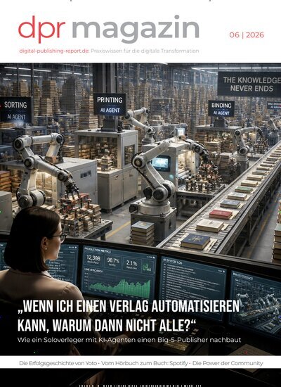 Titelbild der Ausgabe 6/2026 von dpr Magazin. Diese Zeitschrift und viele weitere Logistikmagazine und Medienmagazine als Abo oder epaper bei United Kiosk online kaufen.