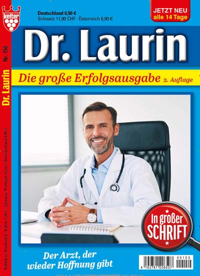 Titelbild der Ausgabe 13/2025 von Dr. Laurin Die große Erfolgsausgabe. Diese Zeitschrift und viele weitere Groschenromane und Rätselhefte als Abo oder epaper bei United Kiosk online kaufen.