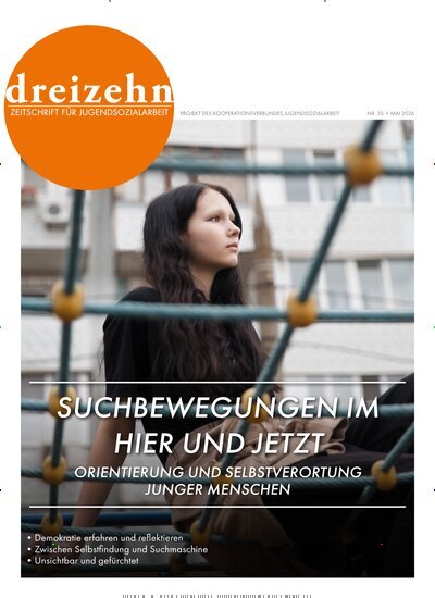 Titelbild der Ausgabe 35/2026 von dreizehn. Diese Zeitschrift und viele weitere Zeitschriften für Pädagogik als Abo oder epaper bei United Kiosk online kaufen.
