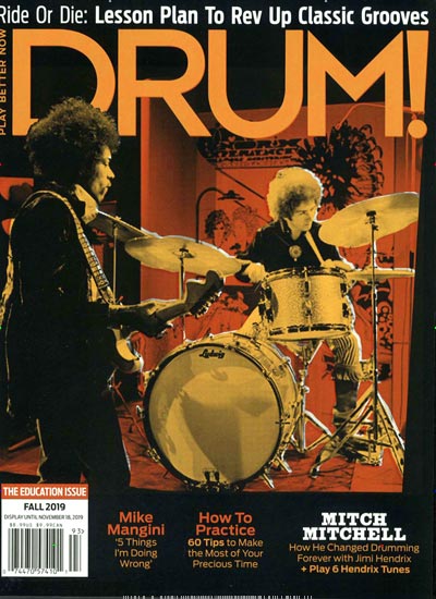 Titelbild der Ausgabe 93/2019 von Drum!. Diese Zeitschrift und viele weitere Reisemagazine, Freizeitmagazine und Wissensmagazine als Abo oder epaper bei United Kiosk online kaufen.