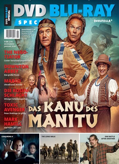 Titelbild der Ausgabe 1/2026 von DVD Blu-Ray Special. Diese Zeitschrift und viele weitere Audiomagazine, Filmmagazine und Fotozeitschriften als Abo oder epaper bei United Kiosk online kaufen.