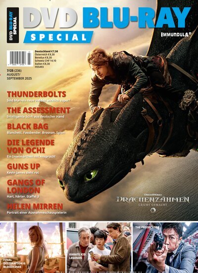 Titelbild der Ausgabe 7/2025 von DVD Blu-Ray Special. Diese Zeitschrift und viele weitere Audiomagazine, Filmmagazine und Fotozeitschriften als Abo oder epaper bei United Kiosk online kaufen.