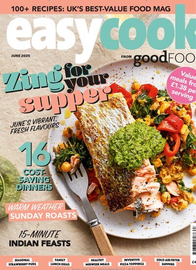 Titelbild der Ausgabe 6/2025 von Easy Cook. Diese Zeitschrift und viele weitere Kochzeitschriften und Backzeitschriften als Abo oder epaper bei United Kiosk online kaufen.