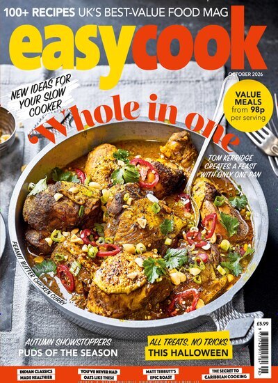 Titelbild der Ausgabe 10/2026 von Easy Cook. Diese Zeitschrift und viele weitere Kochzeitschriften und Backzeitschriften als Abo oder epaper bei United Kiosk online kaufen.