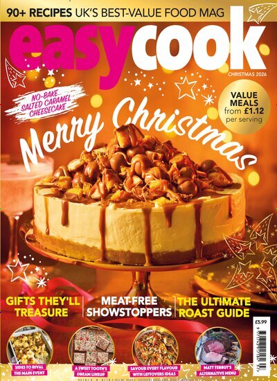 Titelbild der Ausgabe 11/2026 von Easy Cook. Diese Zeitschrift und viele weitere Kochzeitschriften und Backzeitschriften als Abo oder epaper bei United Kiosk online kaufen.