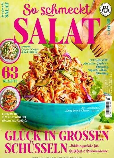 Titelbild der Ausgabe 4/2025 von Eat Club So schmeckt. Diese Zeitschrift und viele weitere Kochzeitschriften und Backzeitschriften als Abo oder epaper bei United Kiosk online kaufen.