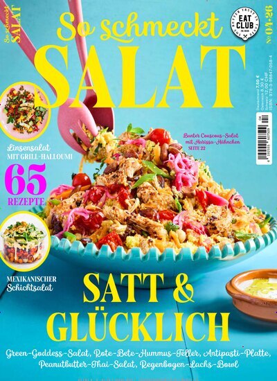 Titelbild der Ausgabe 4/2026 von Eat Club So schmeckt. Diese Zeitschrift und viele weitere Kochzeitschriften und Backzeitschriften als Abo oder epaper bei United Kiosk online kaufen.