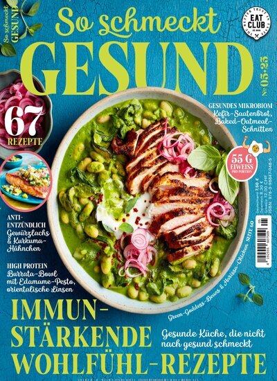 Titelbild der Ausgabe 5/2025 von Eat Club So schmeckt. Diese Zeitschrift und viele weitere Kochzeitschriften und Backzeitschriften als Abo oder epaper bei United Kiosk online kaufen.