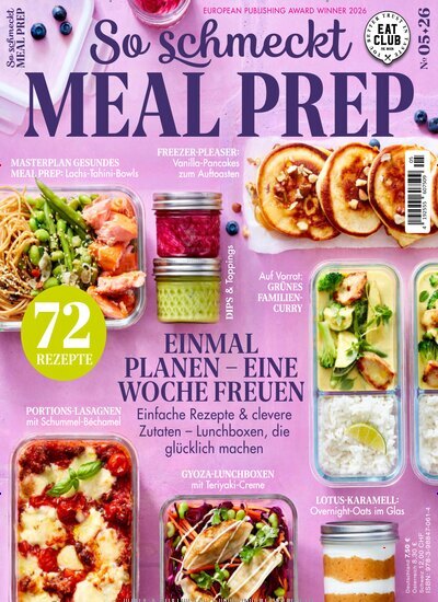 Titelbild der Ausgabe 5/2026 von Eat Club So schmeckt. Diese Zeitschrift und viele weitere Kochzeitschriften und Backzeitschriften als Abo oder epaper bei United Kiosk online kaufen.