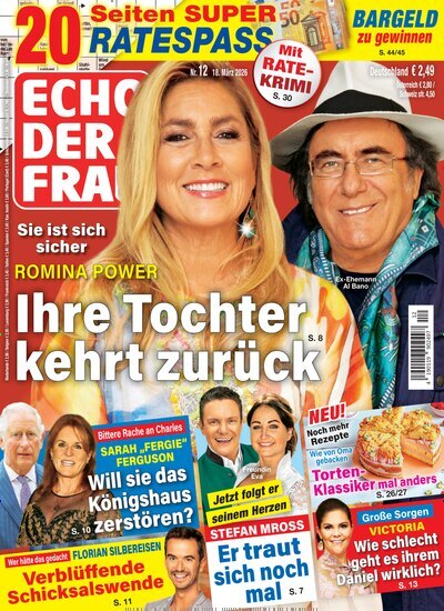 Titelbild der Ausgabe 12/2026 von Echo der Frau. Diese Zeitschrift und viele weitere Frauenzeitschriften als Abo oder epaper bei United Kiosk online kaufen.