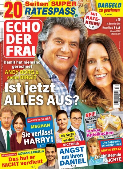 Titelbild der Ausgabe 40/2026 von Echo der Frau. Diese Zeitschrift und viele weitere Frauenzeitschriften als Abo oder epaper bei United Kiosk online kaufen.