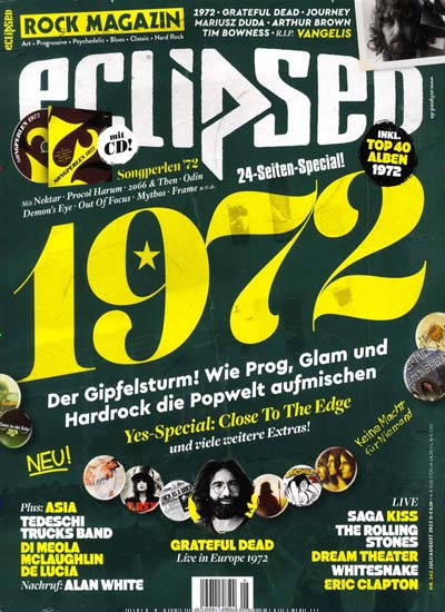 Titelbild der Ausgabe 242/2022 von eclipsed. Diese Zeitschrift und viele weitere Reisemagazine, Freizeitmagazine und Wissensmagazine als Abo oder epaper bei United Kiosk online kaufen.