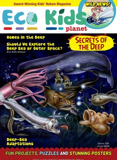 Titelbild der Ausgabe 6/2025 von Eco Kids Planet Magazine. Diese Zeitschrift und viele weitere Jugendzeitschriften und Kinderzeitschriften als Abo oder epaper bei United Kiosk online kaufen.
