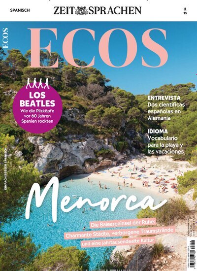 Titelbild der Ausgabe 8/2025 von Ecos. Diese Zeitschrift und viele weitere Reisemagazine, Freizeitmagazine und Wissensmagazine als Abo oder epaper bei United Kiosk online kaufen.