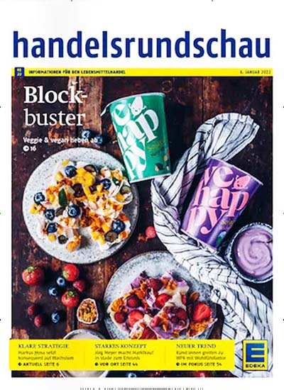 Titelbild der Ausgabe 23/2022 von Edeka Handelsrundschau. Diese Zeitschrift und viele weitere Gastronomiezeitschriften, Fashionmagazine, Beautymagazine als Abo oder epaper bei United Kiosk online kaufen.