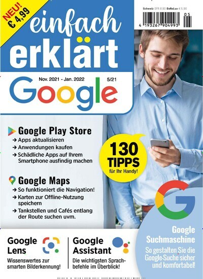 Titelbild der Ausgabe 5/2021 von Einfach erklärt. Diese Zeitschrift und viele weitere Audiomagazine, Filmmagazine und Fotozeitschriften als Abo oder epaper bei United Kiosk online kaufen.