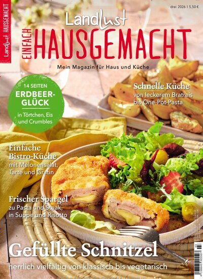 Titelbild der Ausgabe 3/2026 von Einfach Hausgemacht. Diese Zeitschrift und viele weitere Kochzeitschriften und Backzeitschriften als Abo oder epaper bei United Kiosk online kaufen.