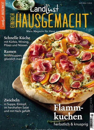 Titelbild der Ausgabe 5/2026 von Einfach Hausgemacht. Diese Zeitschrift und viele weitere Kochzeitschriften und Backzeitschriften als Abo oder epaper bei United Kiosk online kaufen.