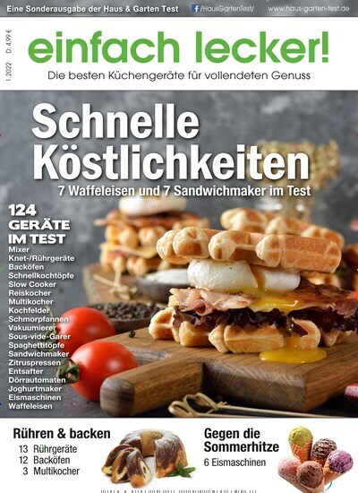 Titelbild der Ausgabe 1/2022 von einfach lecker!. Diese Zeitschrift und viele weitere Wirtschaftsmagazine und Politikmagazine als Abo oder epaper bei United Kiosk online kaufen.