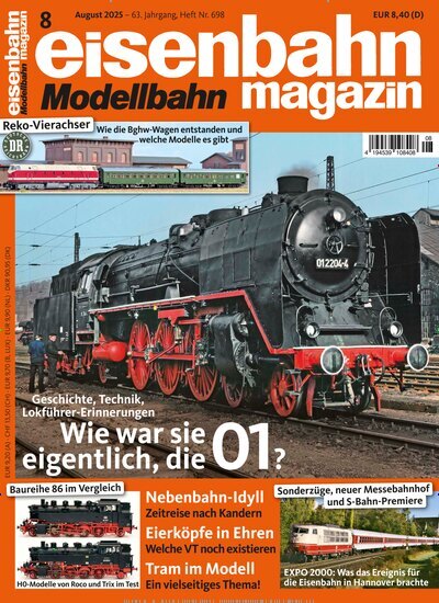 Titelbild der Ausgabe 8/2025 von eisenbahn magazin. Diese Zeitschrift und viele weitere Reisemagazine, Freizeitmagazine und Wissensmagazine als Abo oder epaper bei United Kiosk online kaufen.