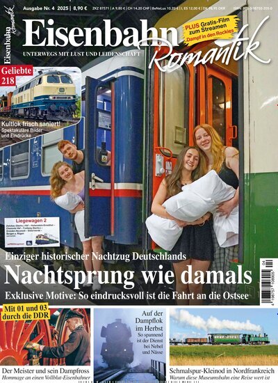 Titelbild der Ausgabe 4/2025 von Eisenbahn-Romantik. Diese Zeitschrift und viele weitere Reisemagazine, Freizeitmagazine und Wissensmagazine als Abo oder epaper bei United Kiosk online kaufen.