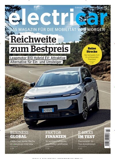Titelbild der Ausgabe 3/2026 von electricar. Diese Zeitschrift und viele weitere Automagazine und Motorradzeitschriften als Abo oder epaper bei United Kiosk online kaufen.