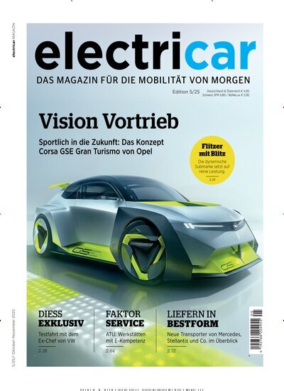 Titelbild der Ausgabe 5/2025 von electricar. Diese Zeitschrift und viele weitere Audiomagazine, Filmmagazine und Fotozeitschriften als Abo oder epaper bei United Kiosk online kaufen.