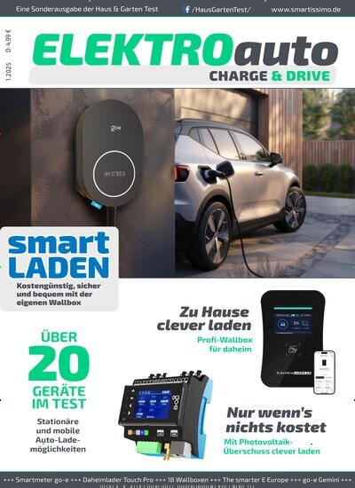 Titelbild der Ausgabe 1/2025 von Elektroauto. Diese Zeitschrift und viele weitere Automagazine und Motorradzeitschriften als Abo oder epaper bei United Kiosk online kaufen.
