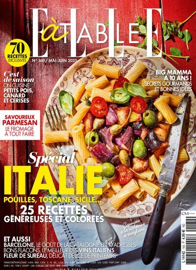 Titelbild der Ausgabe 3/2025 von Elle a table. Diese Zeitschrift und viele weitere Gartenzeitschriften und Wohnzeitschriften als Abo oder epaper bei United Kiosk online kaufen.