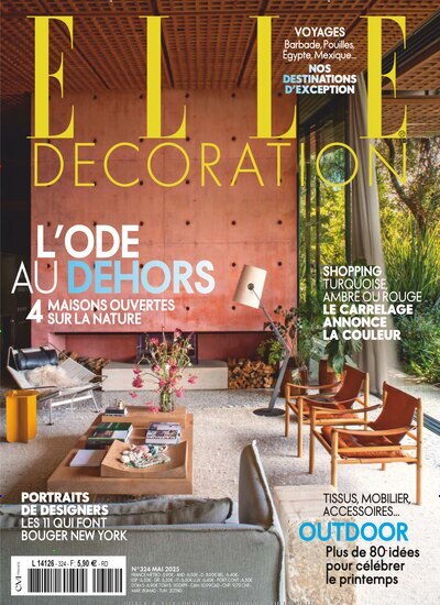 Titelbild der Ausgabe 3/2025 von Elle Decoration Frankreich. Diese Zeitschrift und viele weitere Gartenzeitschriften und Wohnzeitschriften als Abo oder epaper bei United Kiosk online kaufen.