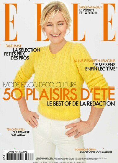 Titelbild der Ausgabe 41/2023 von Elle Frankreich. Diese Zeitschrift und viele weitere Frauenzeitschriften als Abo oder epaper bei United Kiosk online kaufen.